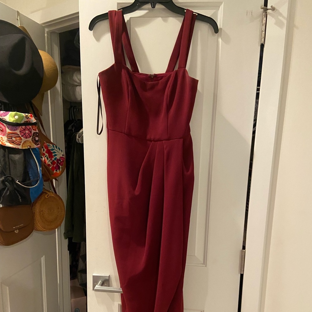 Maroon formal dress